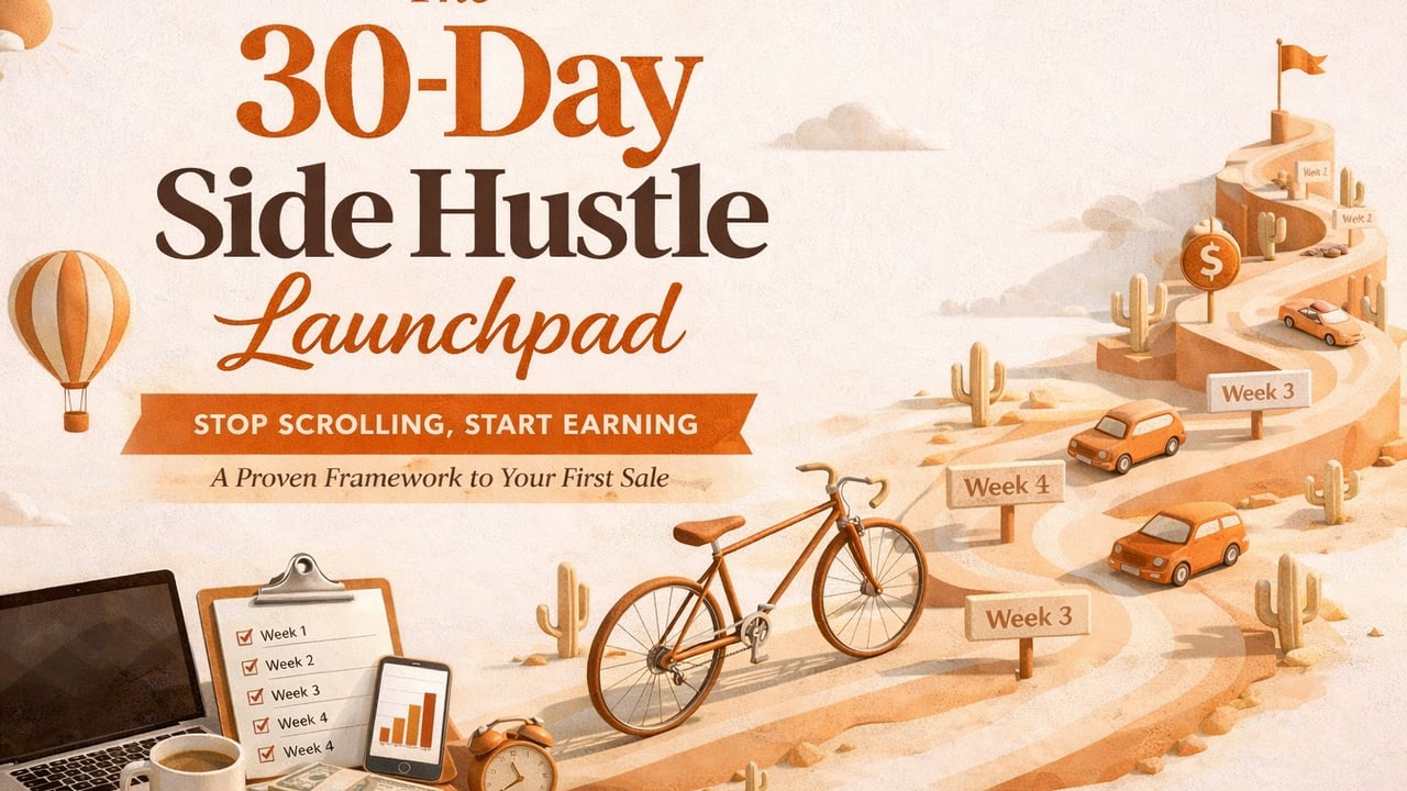 The 30-Day Side Hustle Launchpad cover