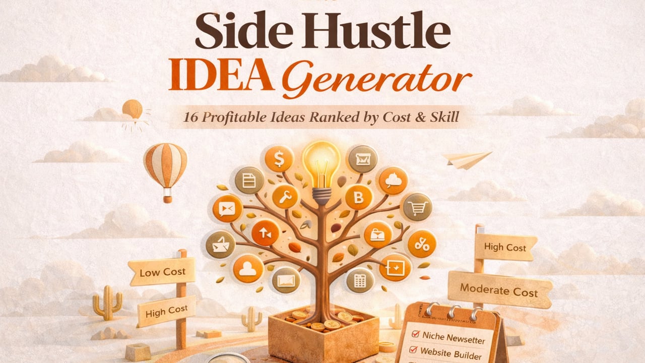 Side Hustle Idea Generator cover