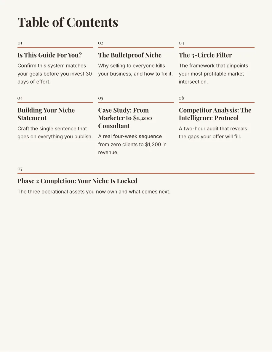 Niche Finder Workbook — page 3